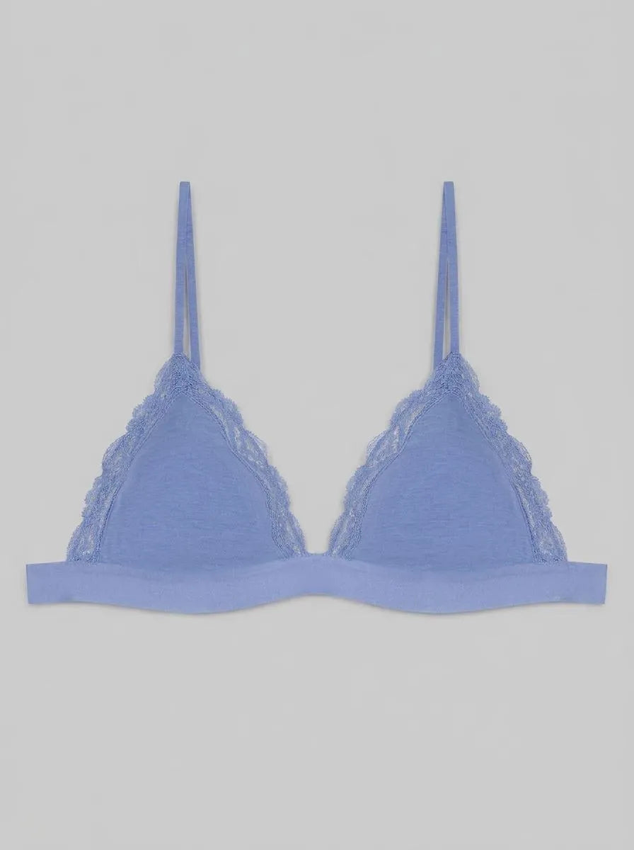 Yamamay_Denim_Unlined Triangle Bra without Underwire in Tencel¨ - Modal/Silk Color_ITRD191003_038_00