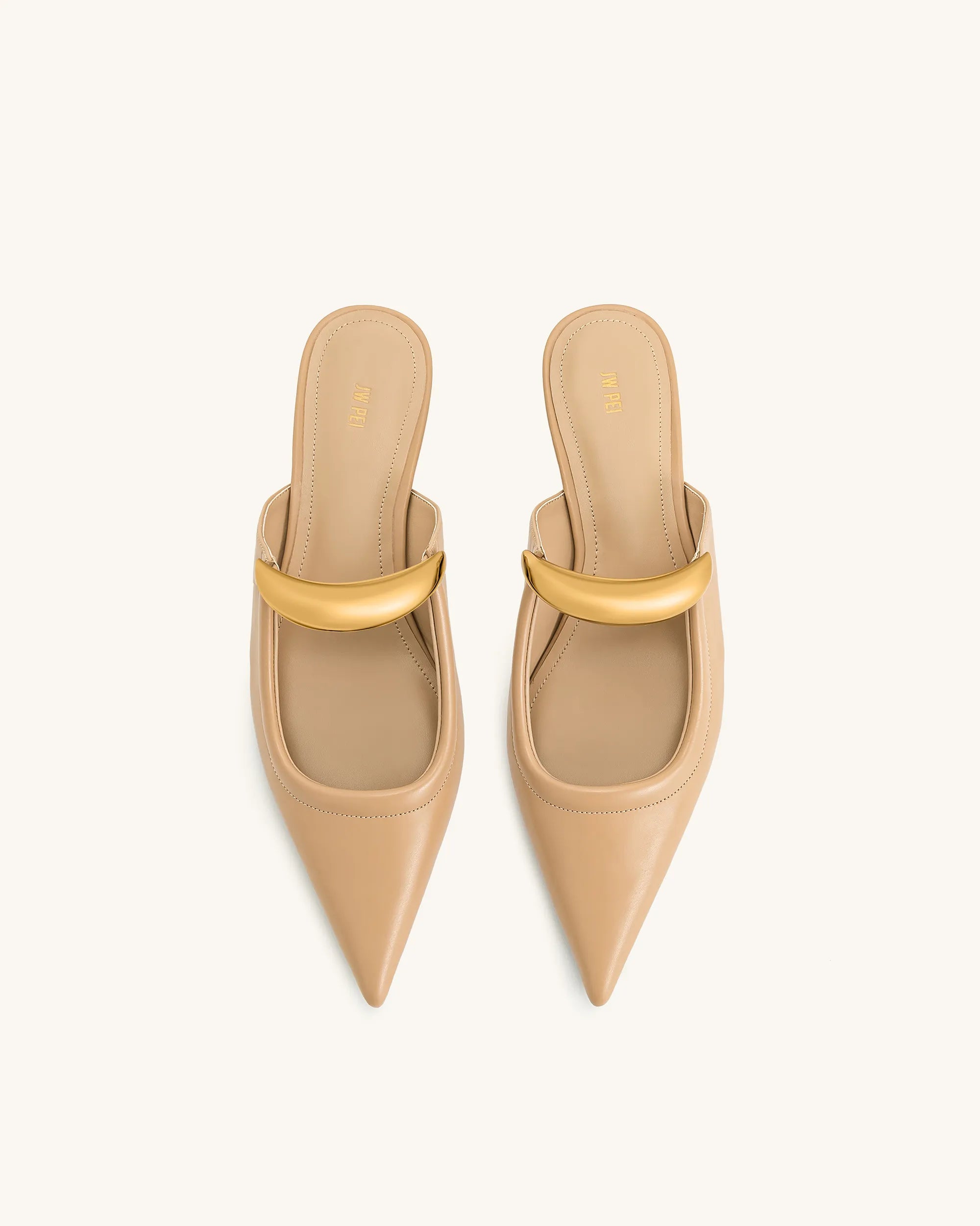 JW PEI_Khaki_Helena Pierced Mules_J3120505-3_Khaki_01