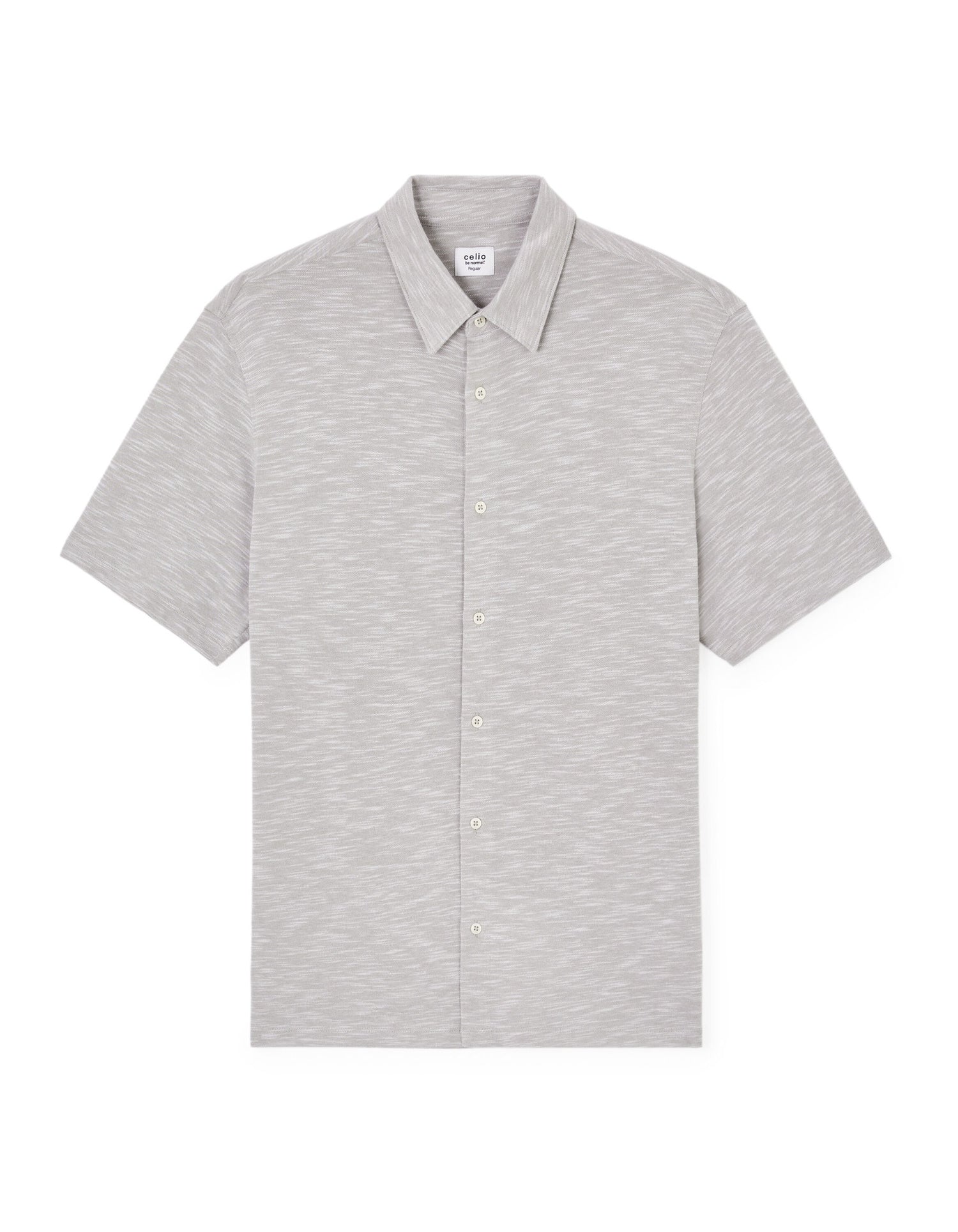 Cotton Jersey Shirt - Grey_01