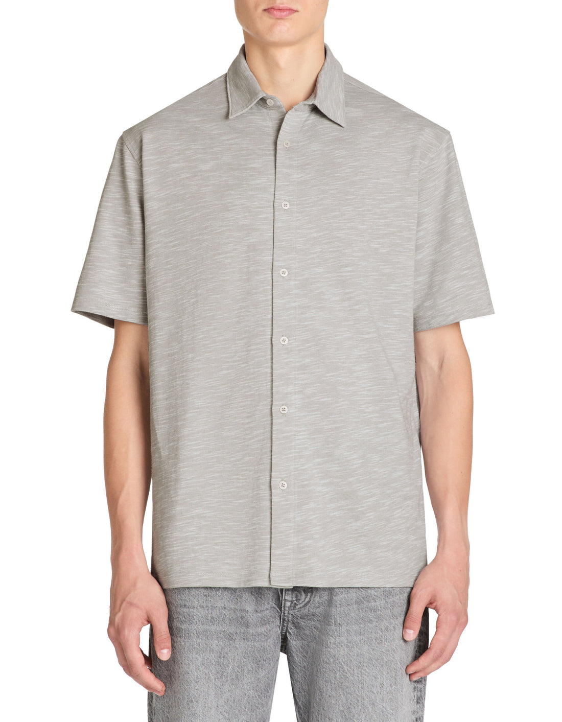 Cotton Jersey Shirt - Grey_02