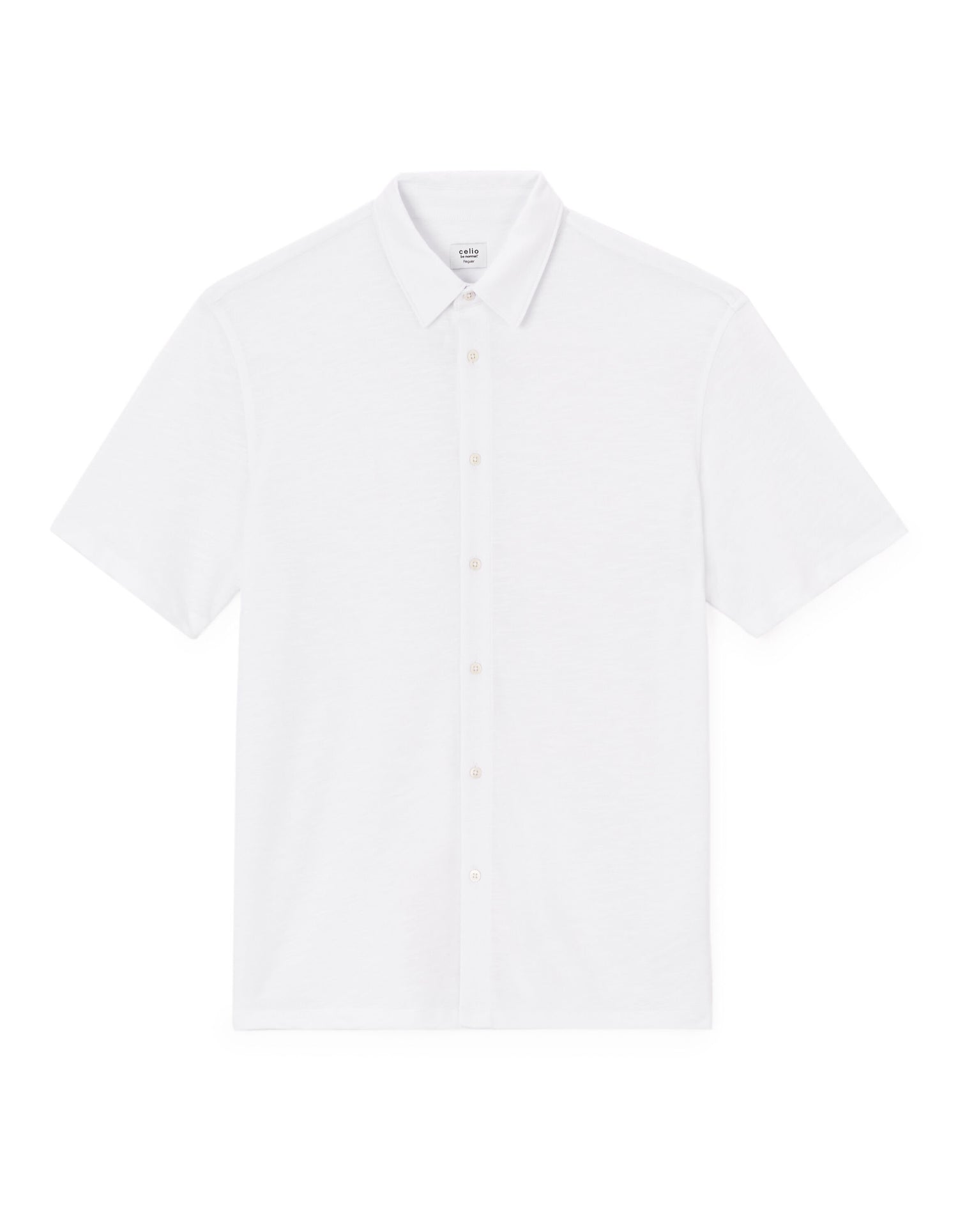 Cotton Jersey Shirt - White_01