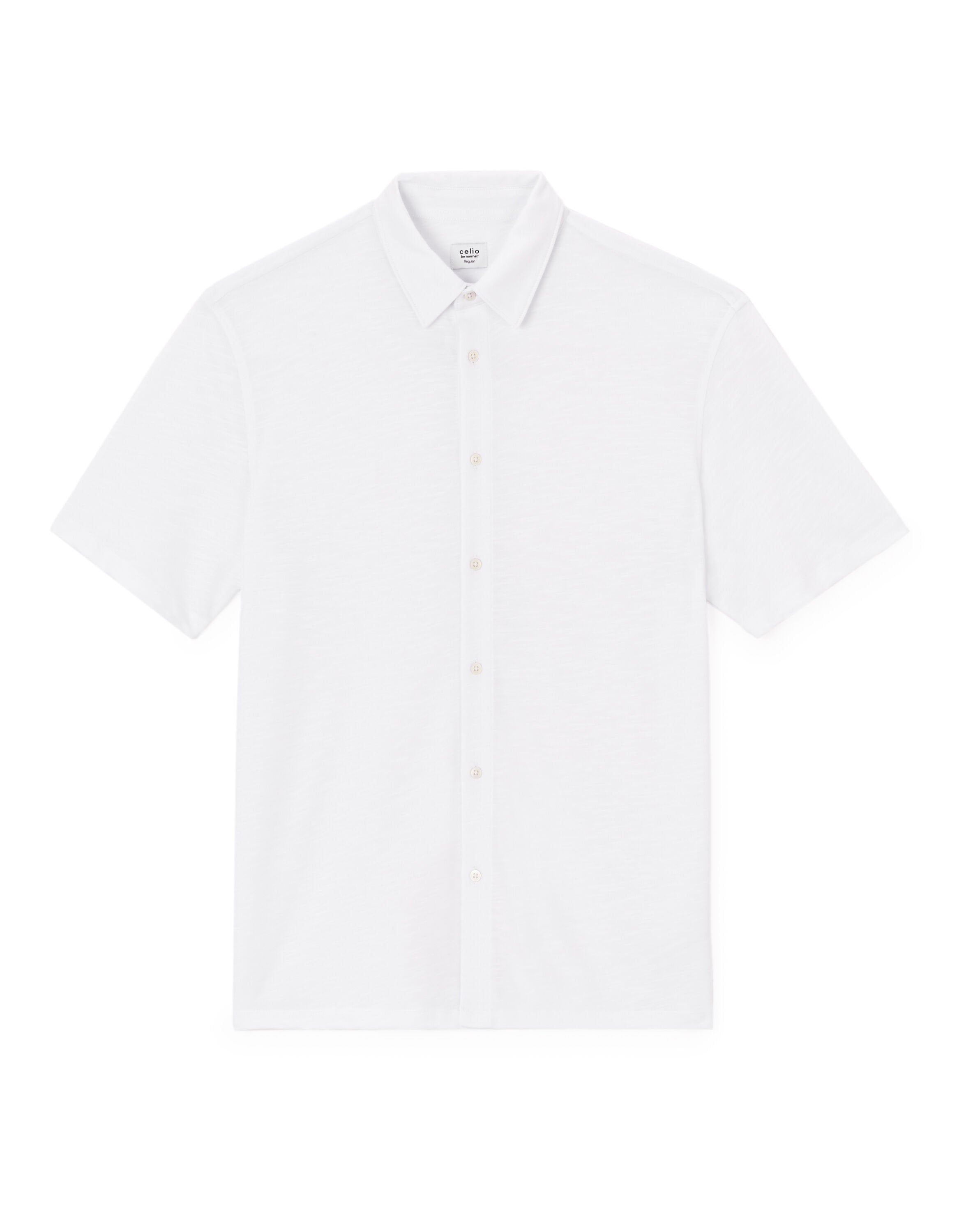 Cotton Jersey Shirt - White_01