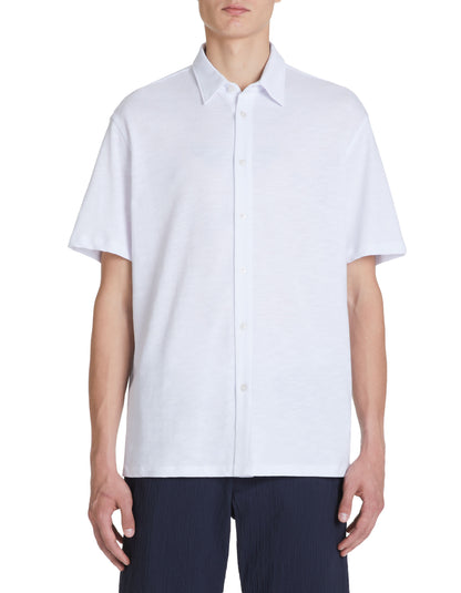 Cotton Jersey Shirt - White_02