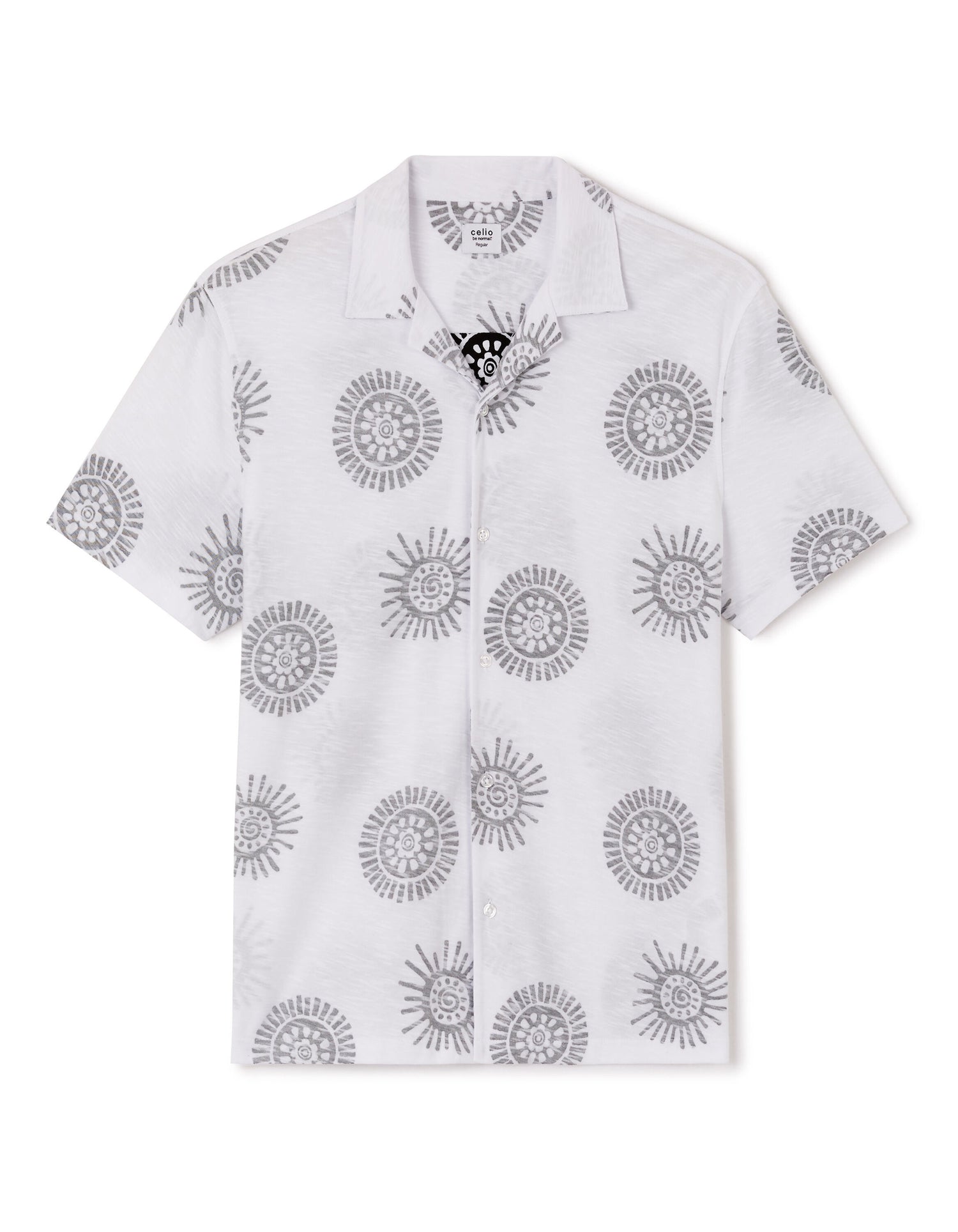 Regular Shirt 100% Cotton - White_01