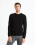 100% Cashmere Crew Neck Sweater - Black_02