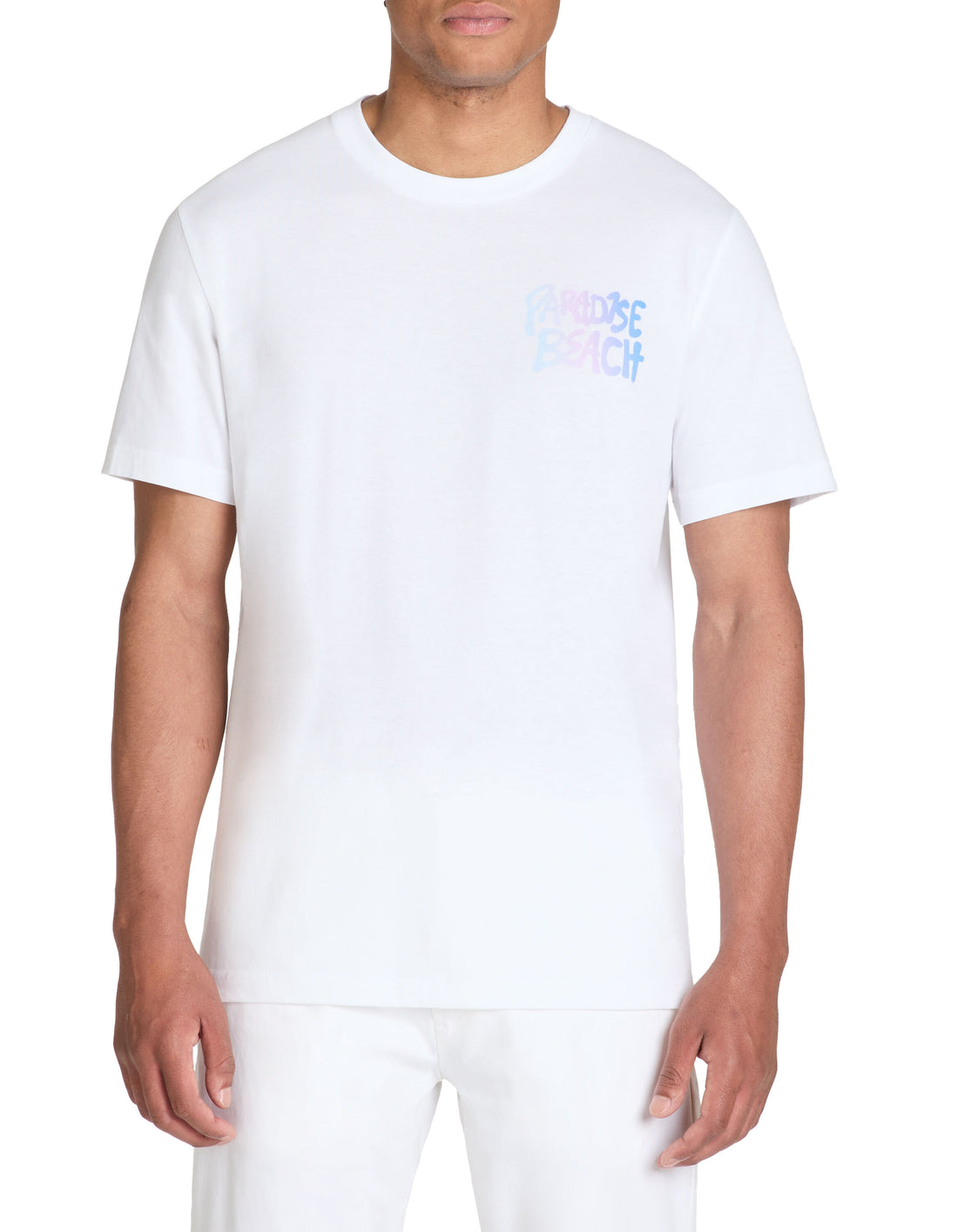 100% Cotton Boxy Crew Neck T-Shirt - White_02