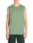 Cotton Crew Neck Tank Top - Khaki_02