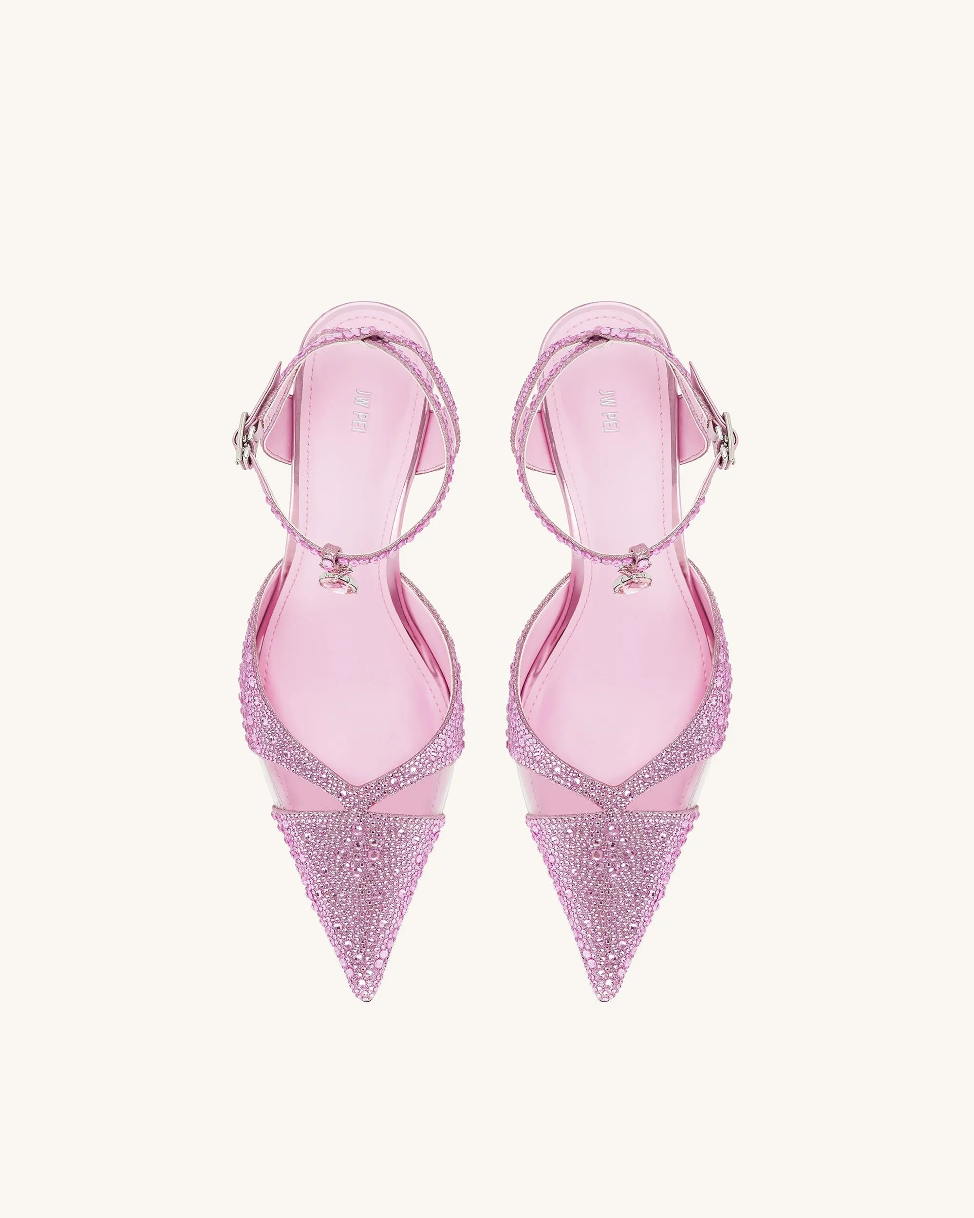 JW PEI_Pink_Haidi Artificial Crystal Pumps_JF30405-4_Pink_03