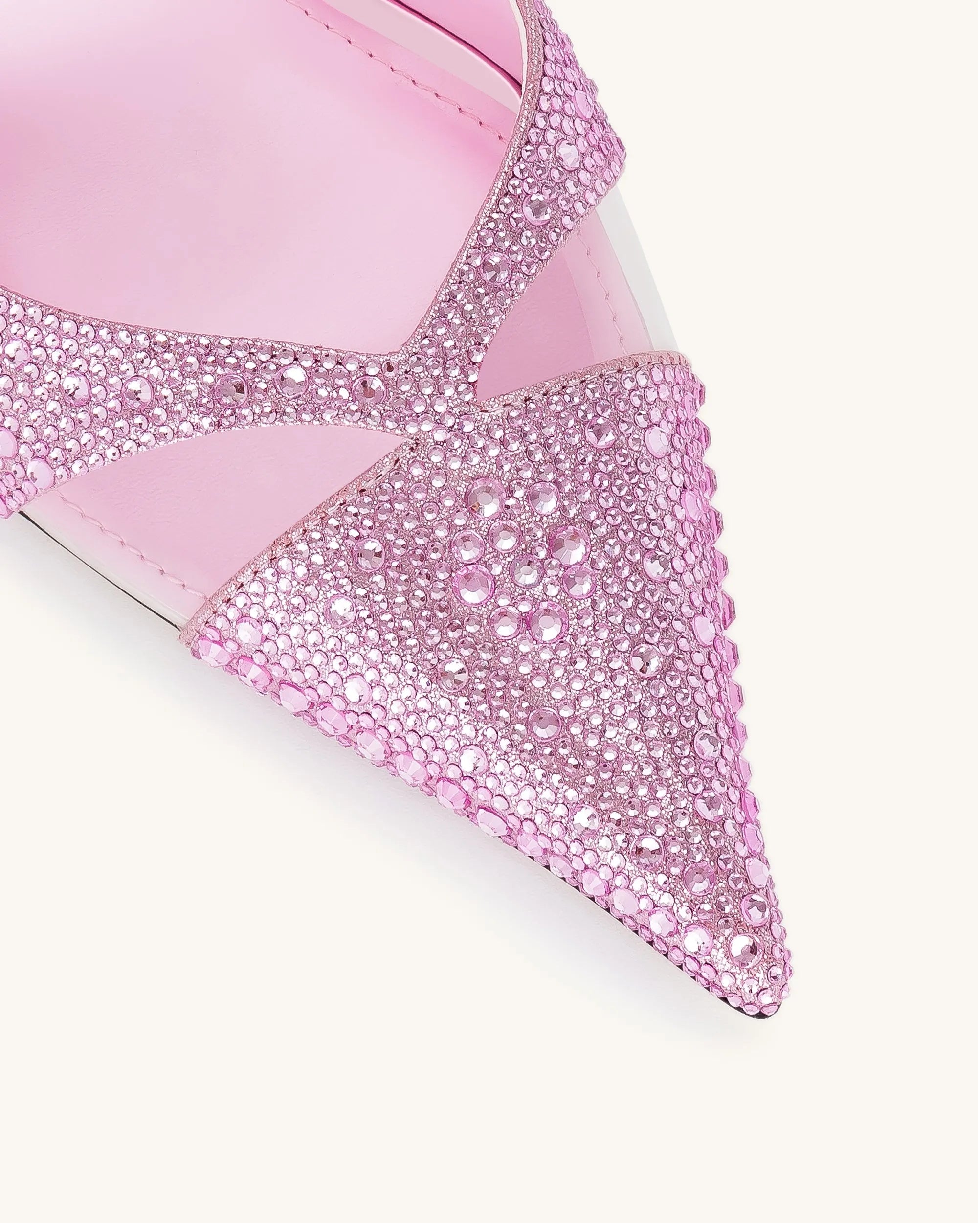 JW PEI_Pink_Haidi Artificial Crystal Pumps_JF30405-4_Pink_05