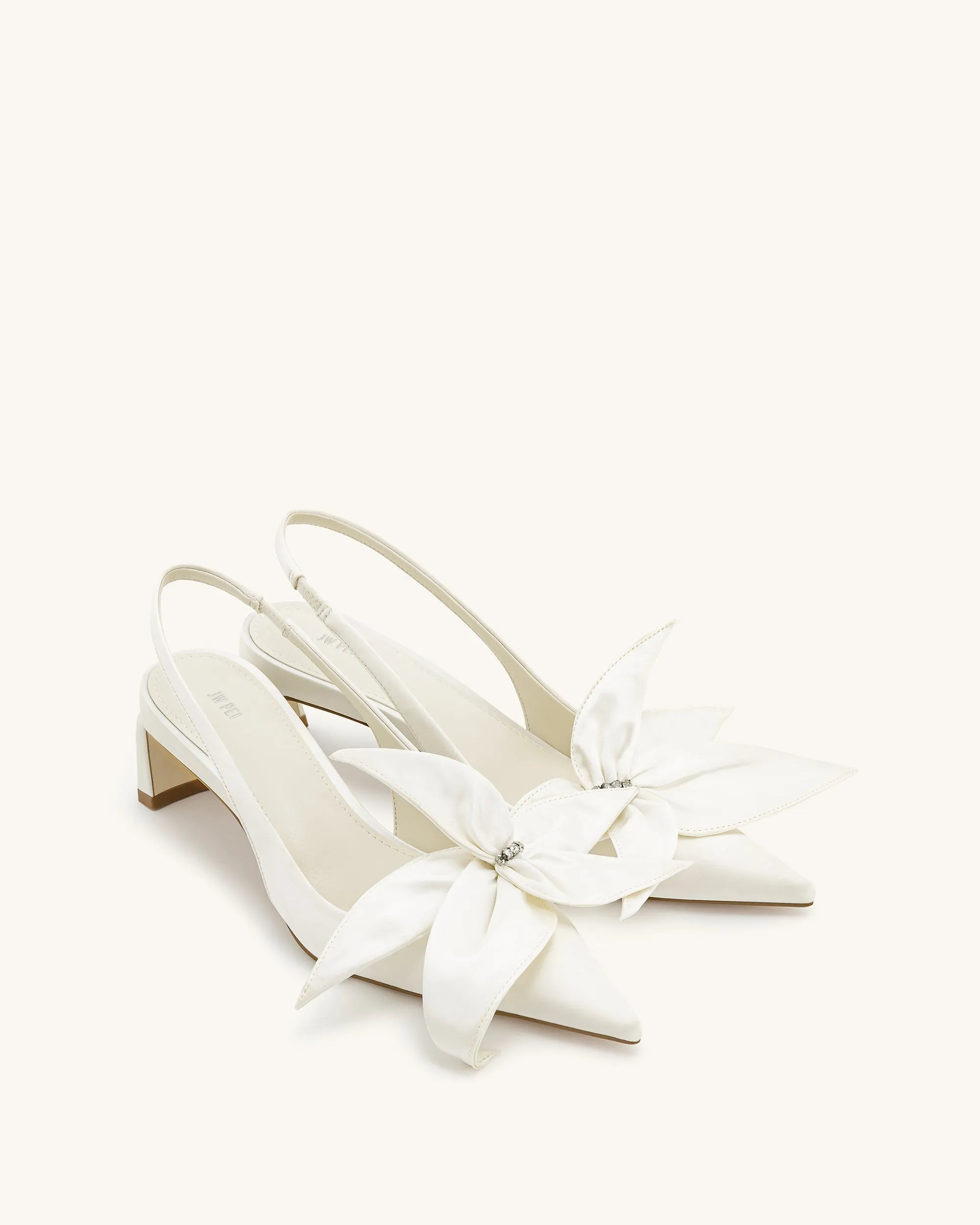 JW PEI_Ivory White_Queena Floral Appliques Slingback Pumps_JF304103-2_Ivory White_03