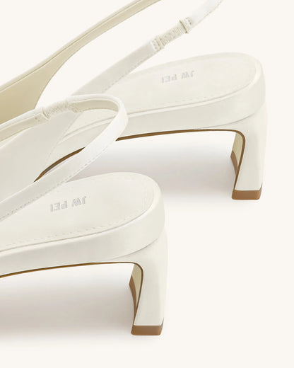 JW PEI_Ivory White_Queena Floral Appliques Slingback Pumps_JF304103-2_Ivory White_06