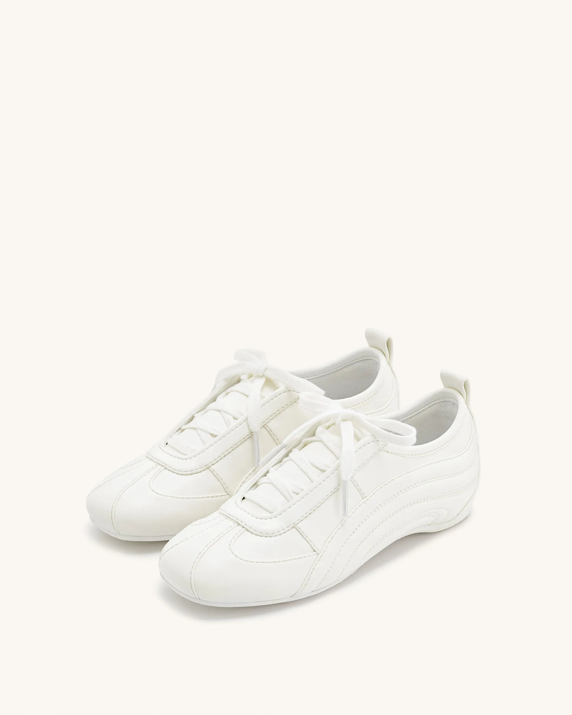 JW PEI_White_Ferne Streamlined Lustrous Sneakers_JF30519-2_White_02