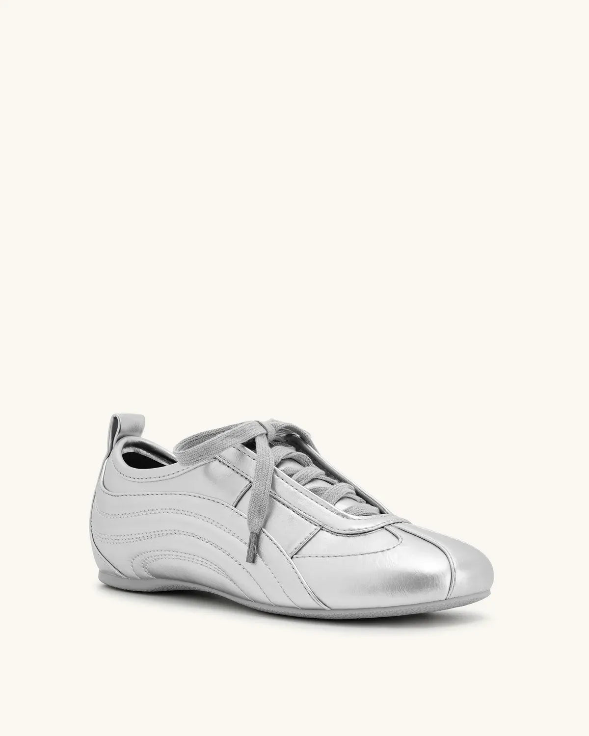 JW PEI_Silver_Ferne Streamlined Lustrous Sneakers_JF30519-9_Silver_04
