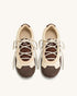 JW PEI Light Brown Women Caitlin Lace-up Ballerina Sneakers  SKU: JF30521-32_Light Brown Image 01