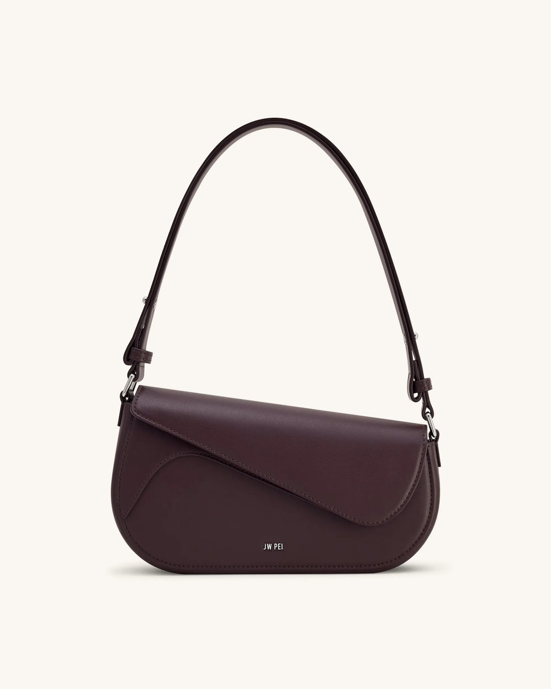 JW PEI Deep Brown Women Addisyn Shoulder Bag - Deep Brown SKU: JH30314-32_Deep Brown Image 01