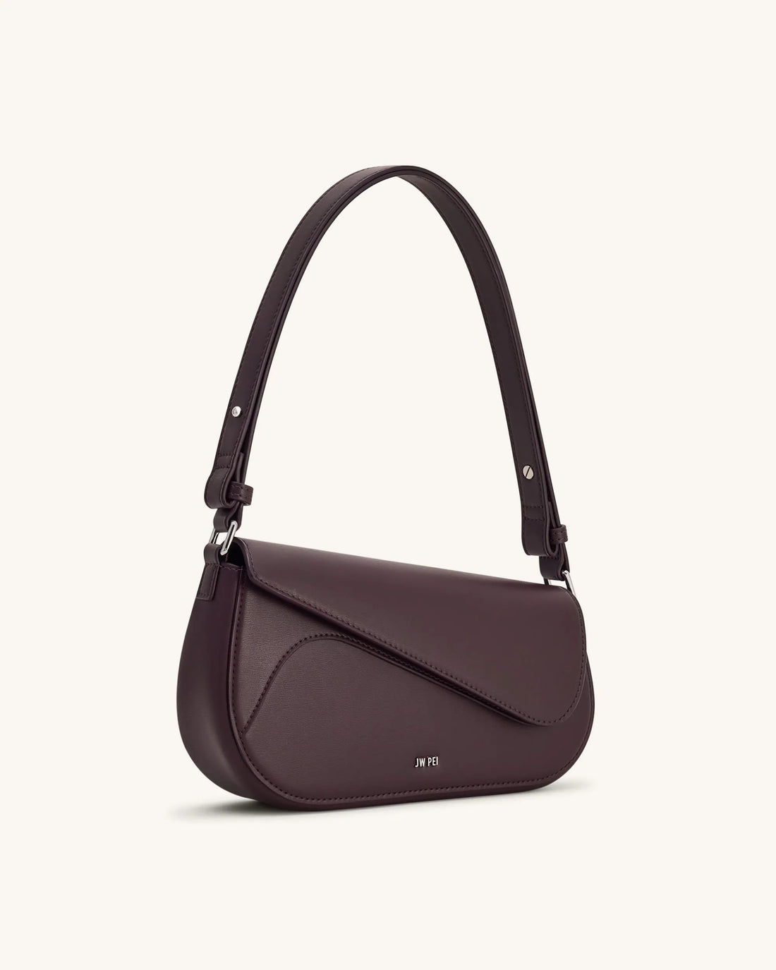 JW PEI Deep Brown Women Addisyn Shoulder Bag - Deep Brown SKU: JH30314-32_Deep Brown Image 02
