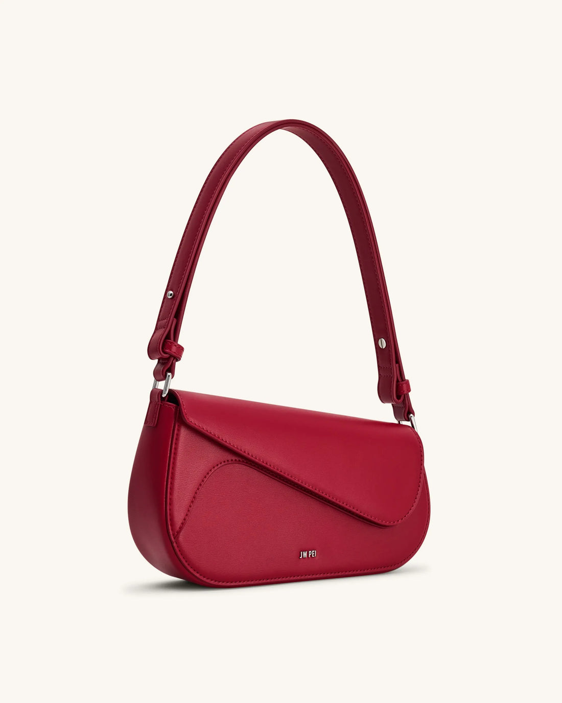JW PEI Deep Claret Women Addisyn Shoulder Bag - Deep Claret SKU: JH30314-42_Deep Claret Image 02