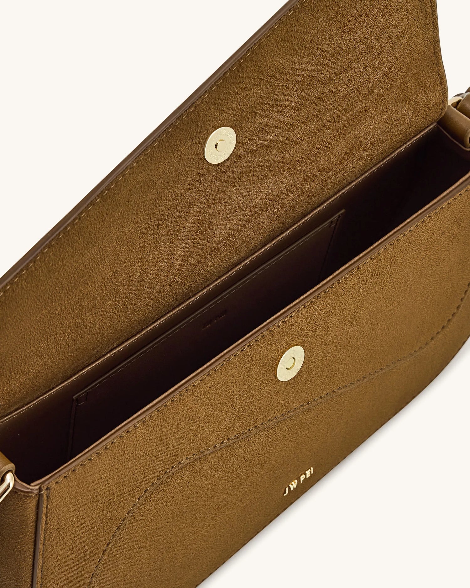 JW PEI Olive Women Addisyn Faux Suede Panel Shoulder Bag - Olive SKU: JH30314-72_Olive Image 04