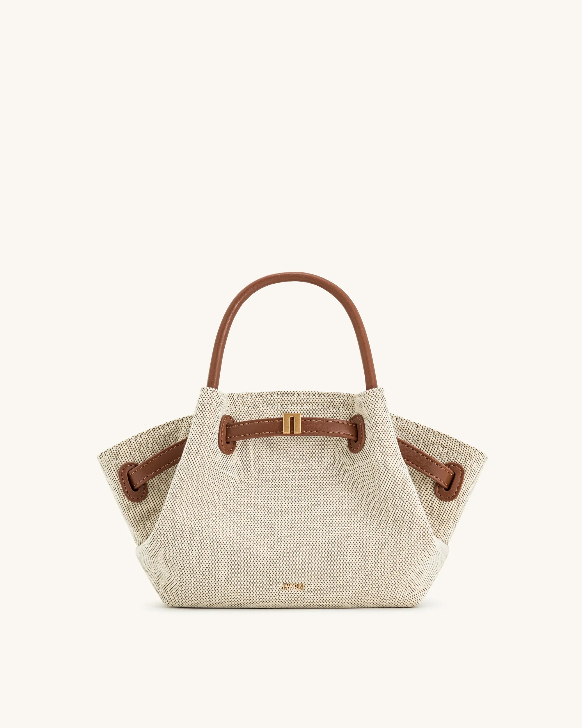 JW PEI_Brown Canvas_Hana Mini Tote Bags_JH306A03-31_Brown Canvas_01
