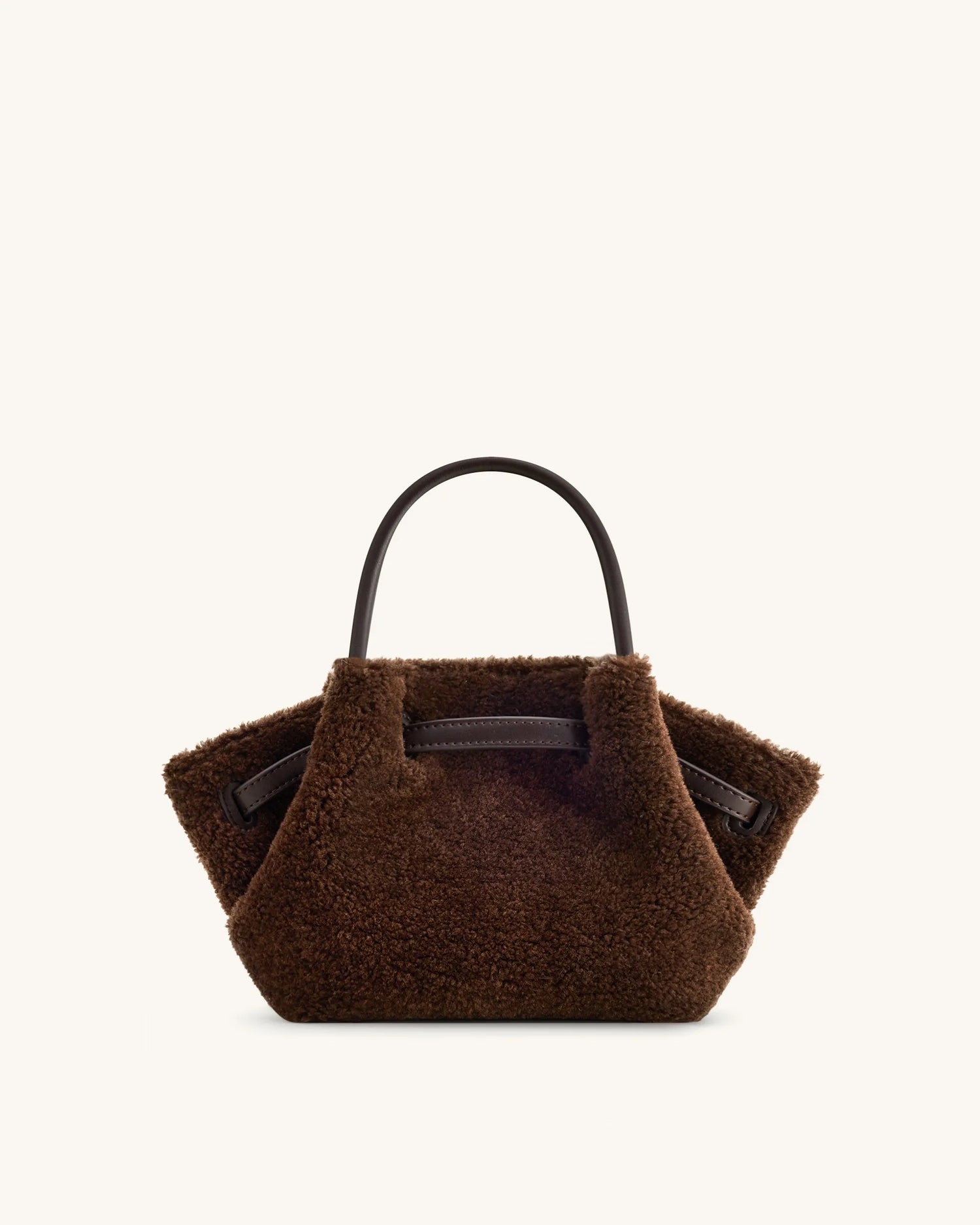 JW PEI_Dark Brown_Hana Mini Faux Fur Tote Bag_JH306A03-32_Dark Brown_04