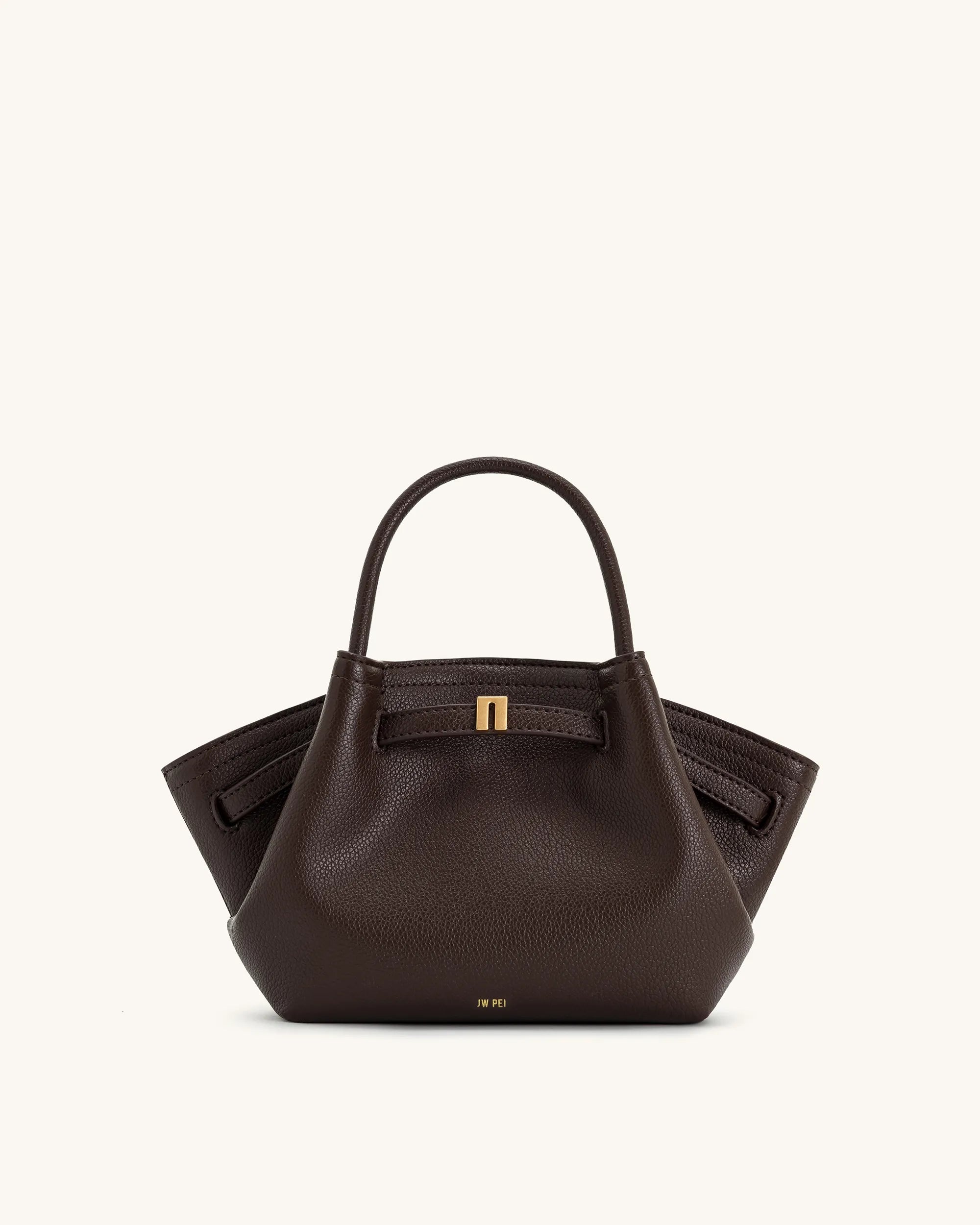 JW PEI_Dark Brown_Hana Mini Tote Bags_JH306A03-34_Dark Brown_01