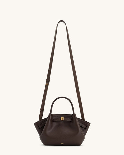 JW PEI_Dark Brown_Hana Mini Tote Bags_JH306A03-34_Dark Brown_02