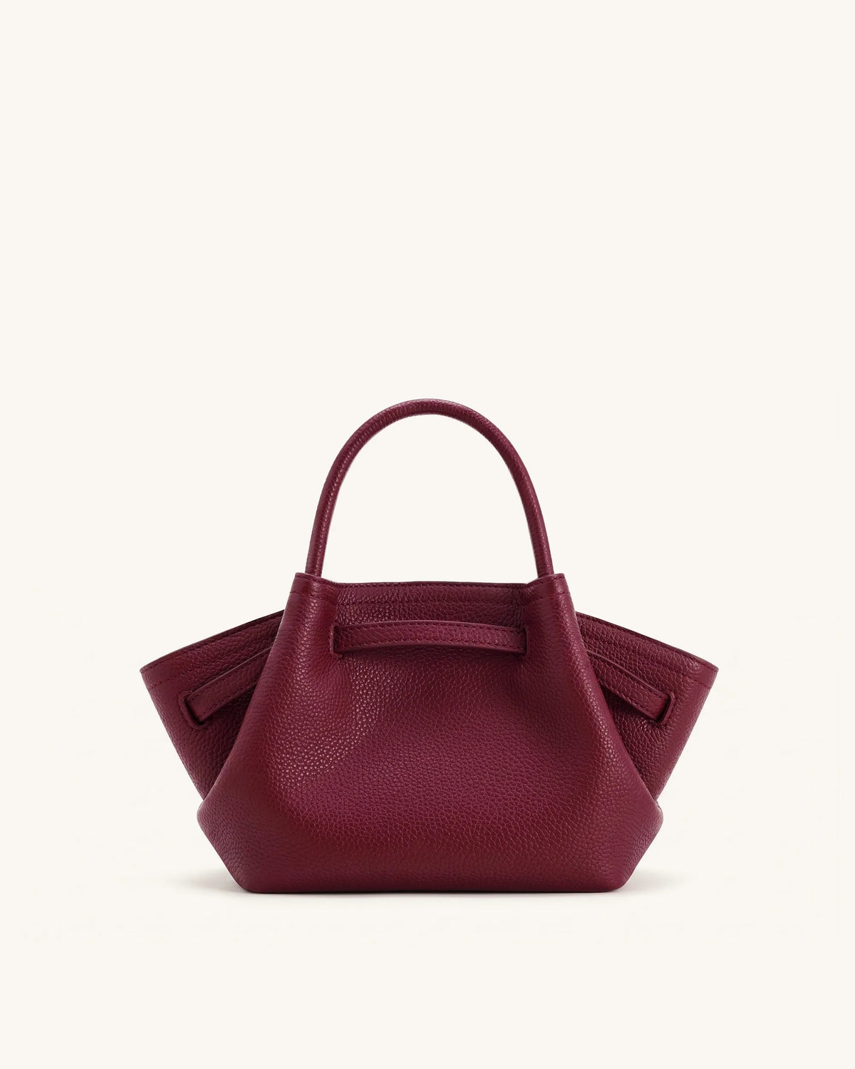 JW Pei Burgundy Women Hana Mini Tote Bag SKU: JH306A03-42_Burgundy Image 03