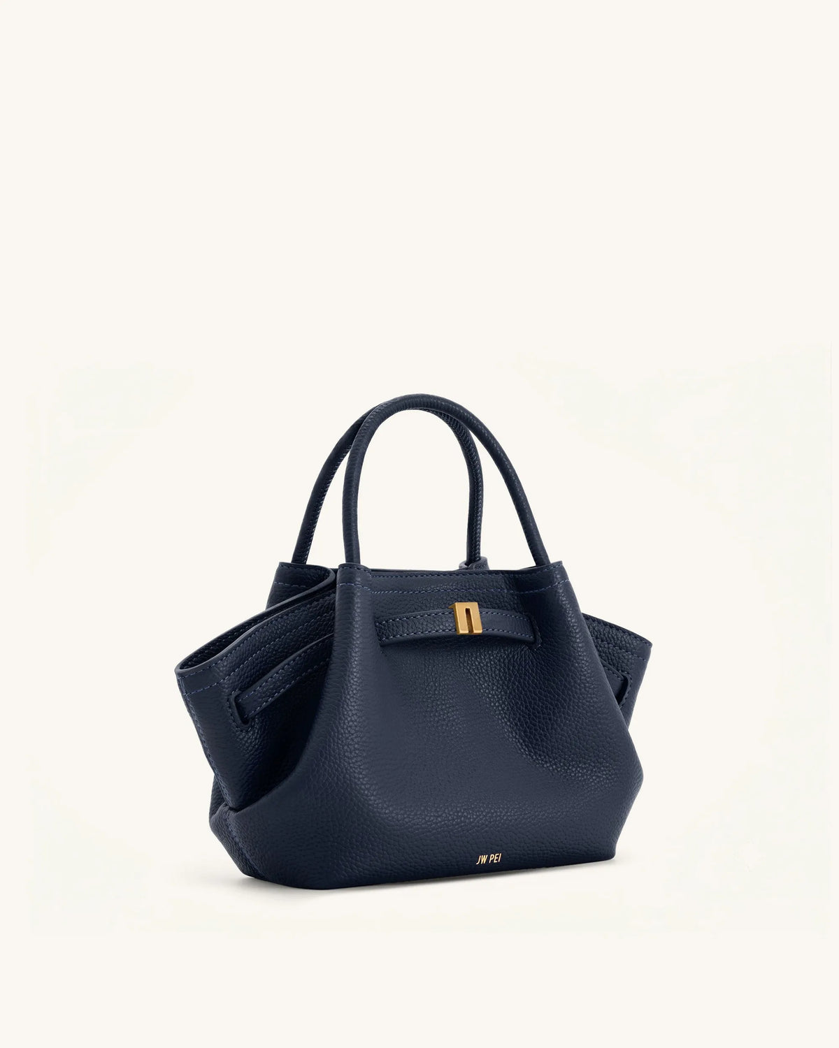 JW Pei Navy Blue Women Hana Mini Tote Bag SKU: JH306A03-51_Navy Blue Image 02
