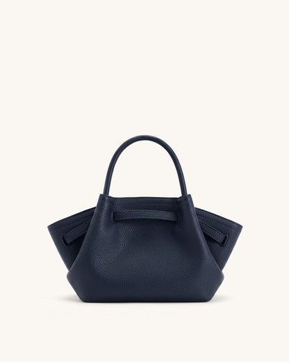JW Pei Navy Blue Women Hana Mini Tote Bag SKU: JH306A03-51_Navy Blue Image 03