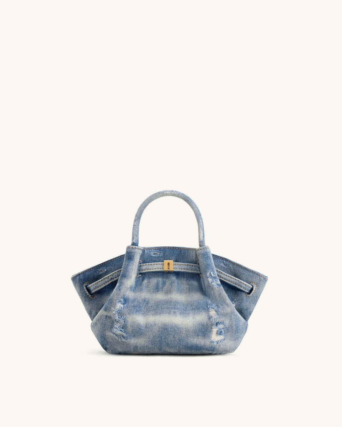JW Pei Blue Women Hana Mini Denim Tote Bag SKU: JH306A03-5_Blue Image 01