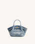 JW Pei Blue Women Hana Mini Denim Tote Bag SKU: JH306A03-5_Blue Image 01