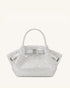 JW Pei Silver Women Hana Tiny Artificial Crystal Top Handle Bag SKU: JH306A03X001-90_Silver Image 01