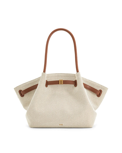 JW PEI_Brown Canvas_Hana Medium Tote Bags_JH306B04-31_Brown Canvas_01