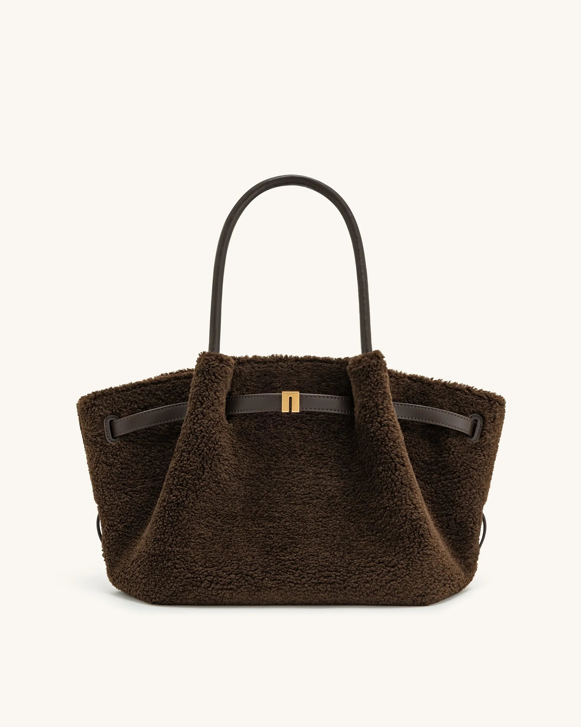 JW PEI_Mocha Brown_Hana Medium Faux Fur Tote Bag_JH306B04-32_Mocha Brown_03