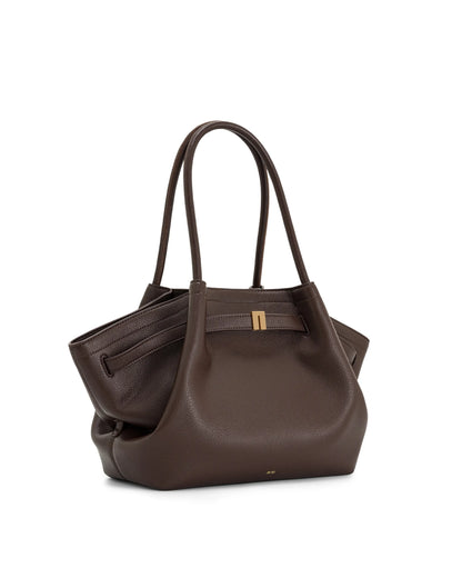 JW PEI_Dark Brown_Hana Medium Tote Bags_JH306B04-34_Dark Brown_04