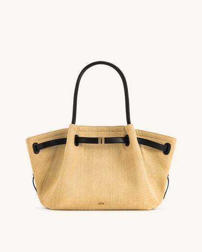 JW PEI_Brown Straw_Hana Medium Faux Straw Tote Bags_JH306B04-35_Brown Straw_02