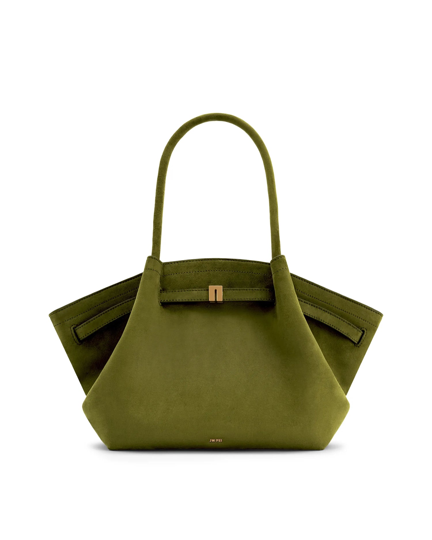 JW PEI_Dark Olive_Hana Medium Faux Suede Tote Bags_JH306B04-7_Dark Olive_02