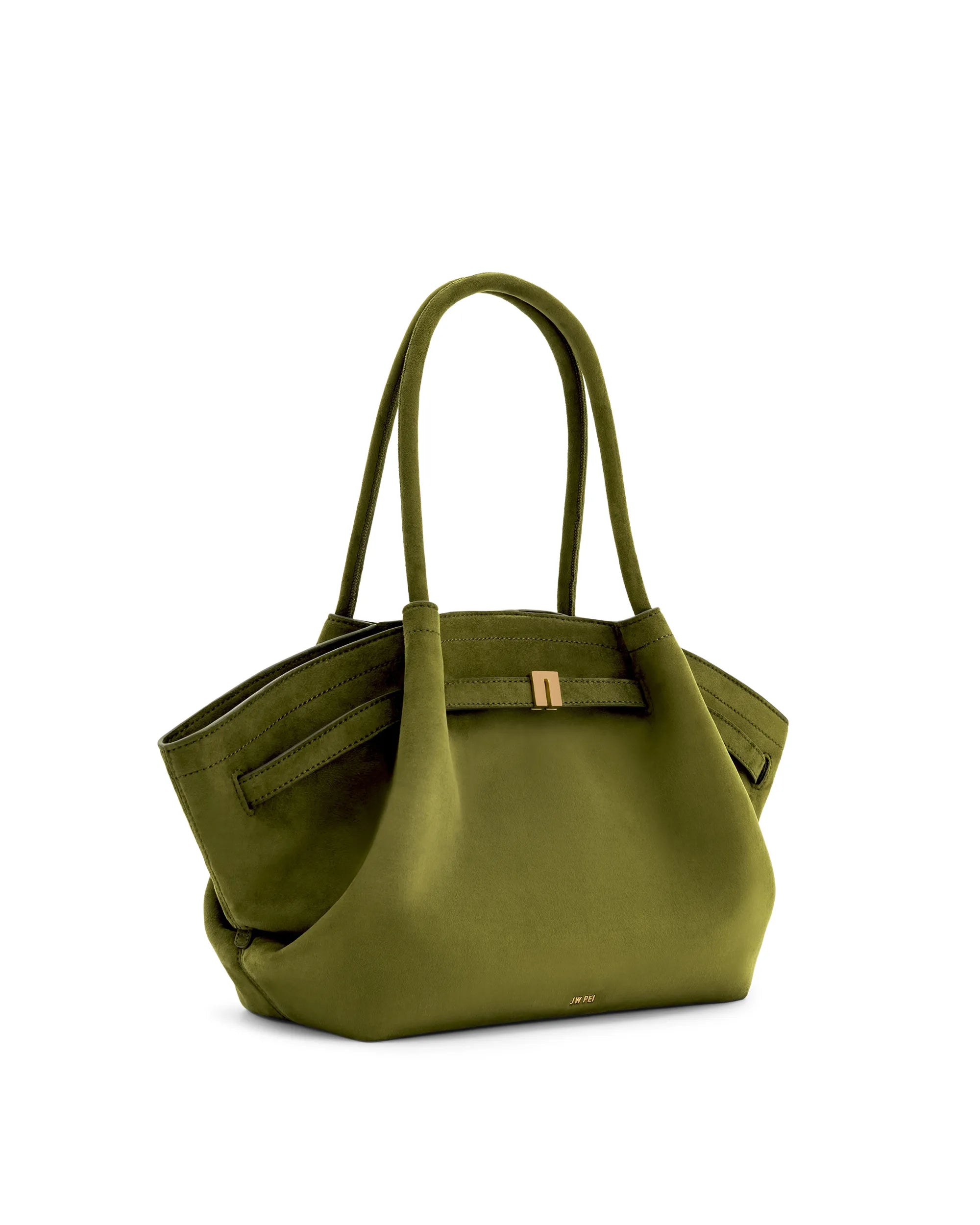 JW PEI_Dark Olive_Hana Medium Faux Suede Tote Bags_JH306B04-7_Dark Olive_04