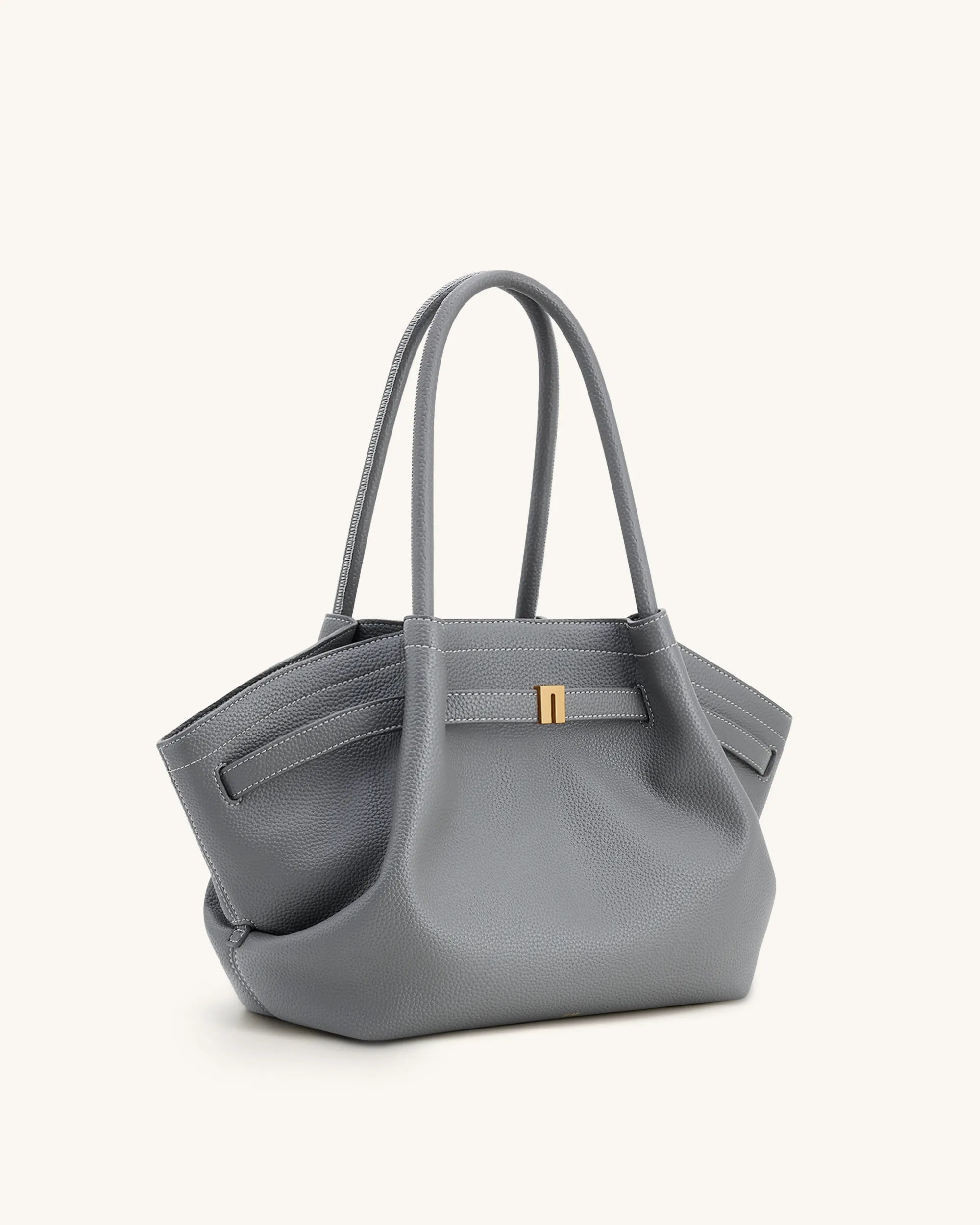 JW PEI Slate Gray  Hana Medium Tote Bag  SKU: JH306B04-91_Slate Gray Image 03