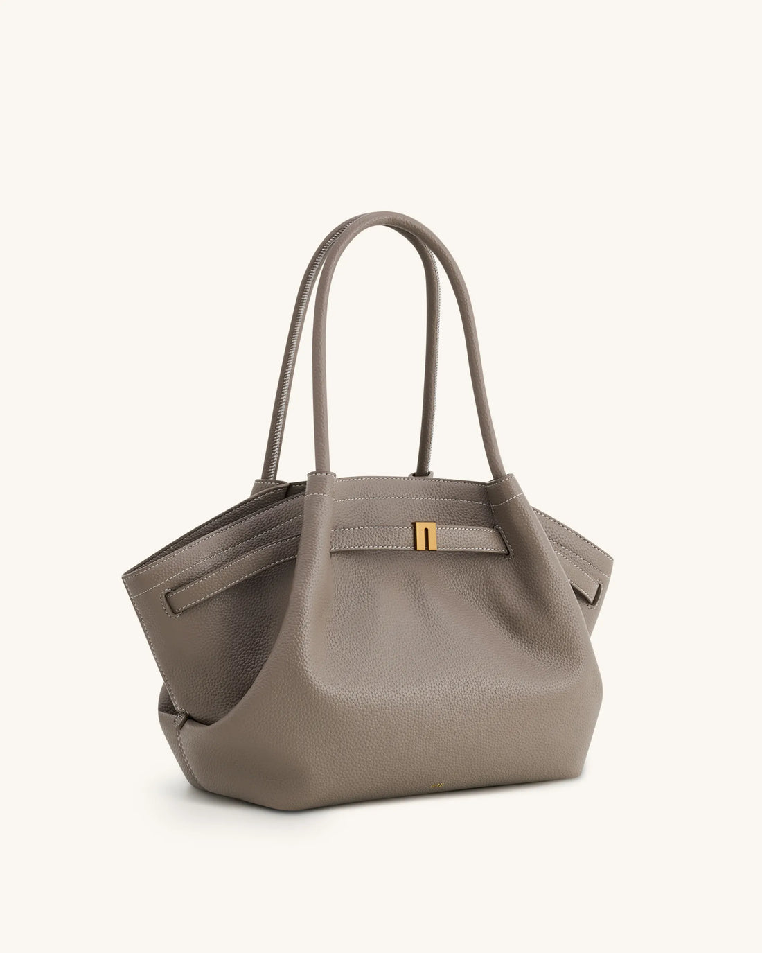JW PEI Taupe Women Hana Medium Tote Bag  SKU: JH306B04-9_Taupe Image 02
