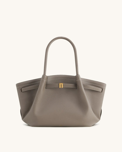 JW PEI Taupe Women Hana Medium Tote Bag  SKU: JH306B04-9_Taupe Image 03