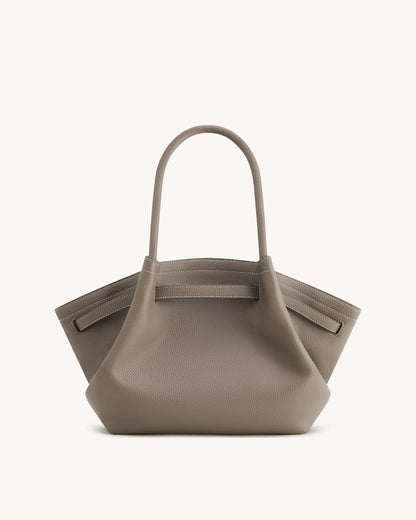 JW PEI Taupe Women Hana Medium Tote Bag  SKU: JH306B04-9_Taupe Image 05