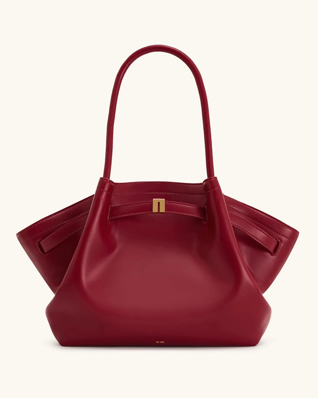 JW PEI Claret Women Hana Large Tote Bag - Claret SKU: JH306C05-4_Claret Image 01