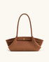 JW PEI Brown Women Hana Wide Faux Suede Tote Bag - Brown SKU: JH306D06-3_Brown Image 01