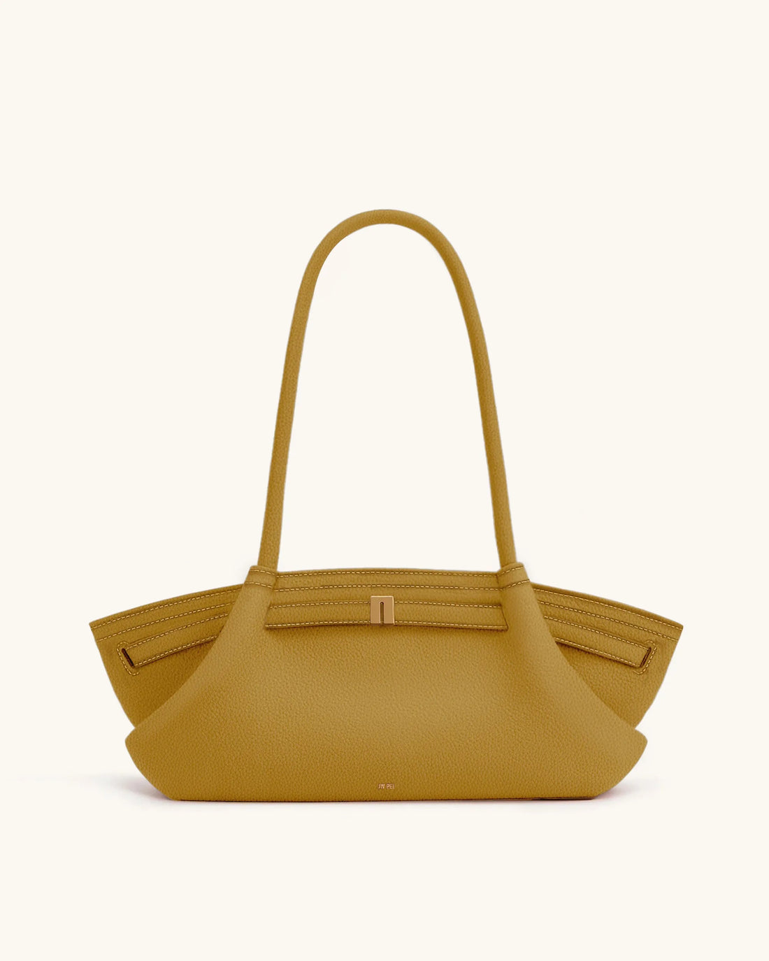 JW PEI Ginger Yellow Women Hana Wide Tote Bag - Ginger Yellow SKU: JH306D06-8_Ginger Yellow Image 01