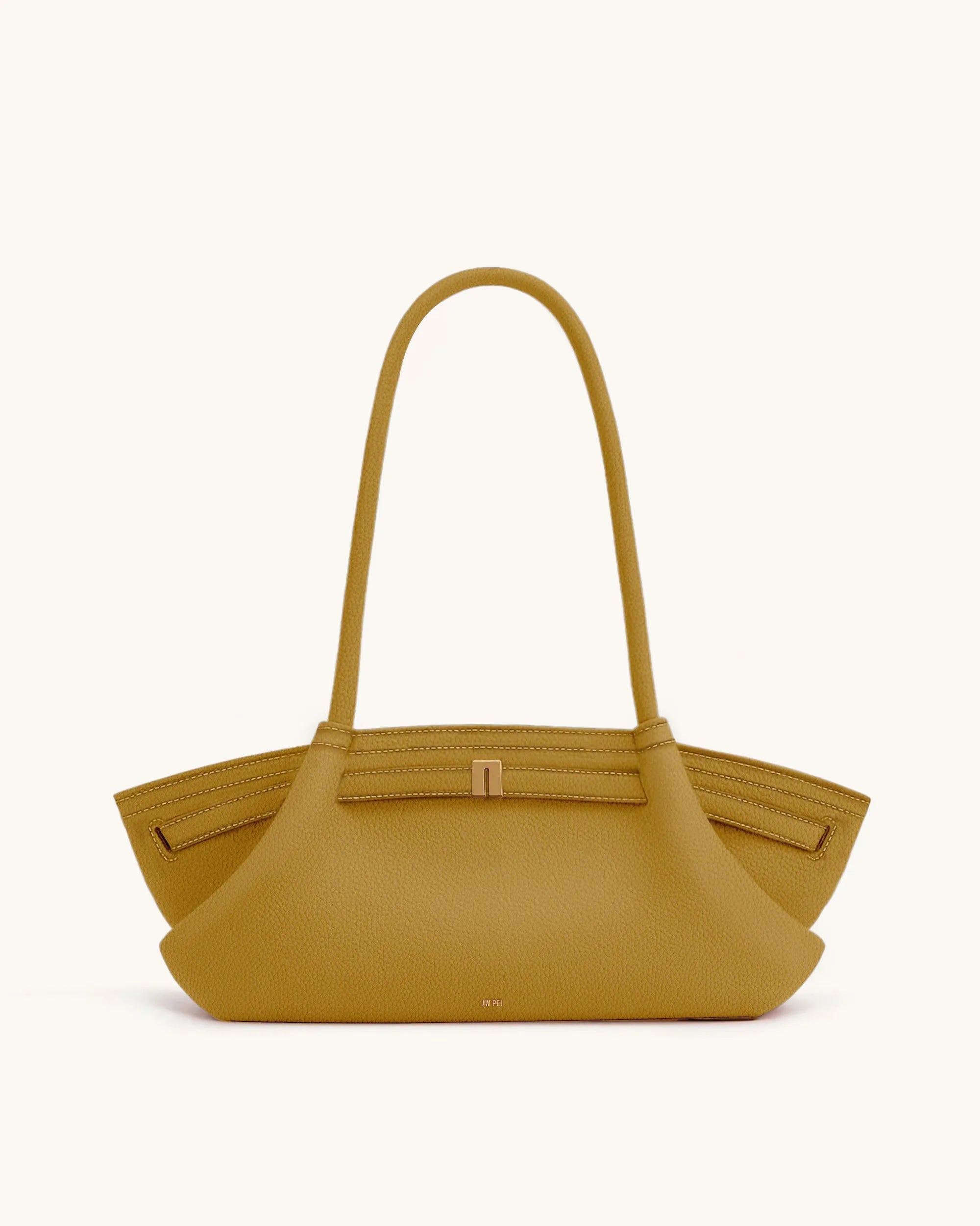 JW PEI Ginger Yellow Women Hana Wide Tote Bag - Ginger Yellow SKU: JH306D06-8_Ginger Yellow Image 01
