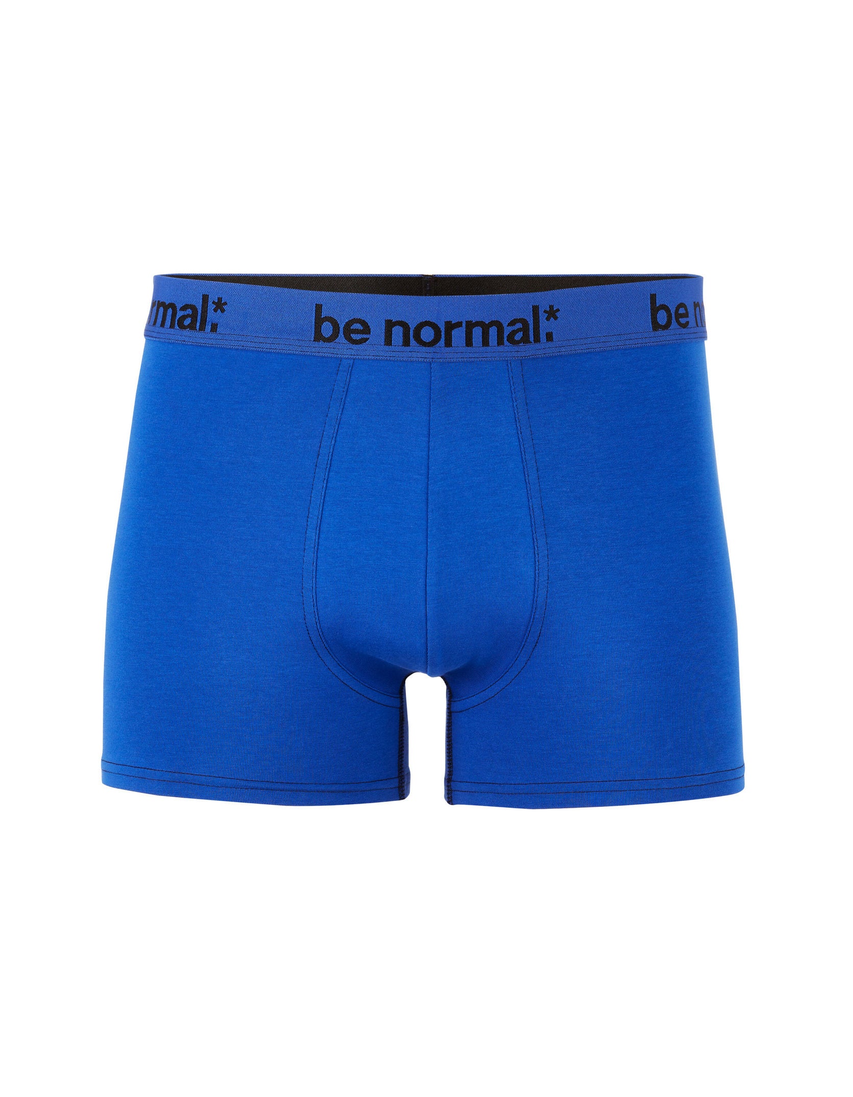 Stretch Cotton Boxer Shorts - Blue_01