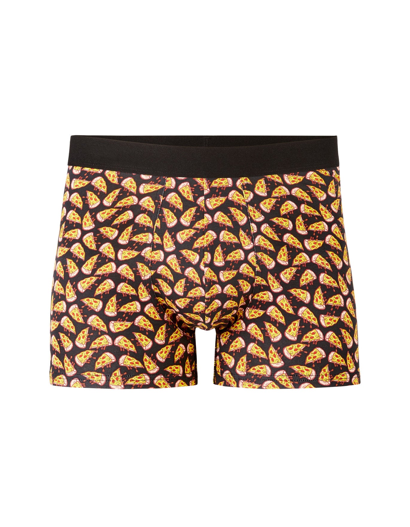 Boxer With Pizza Patterns - Black_01