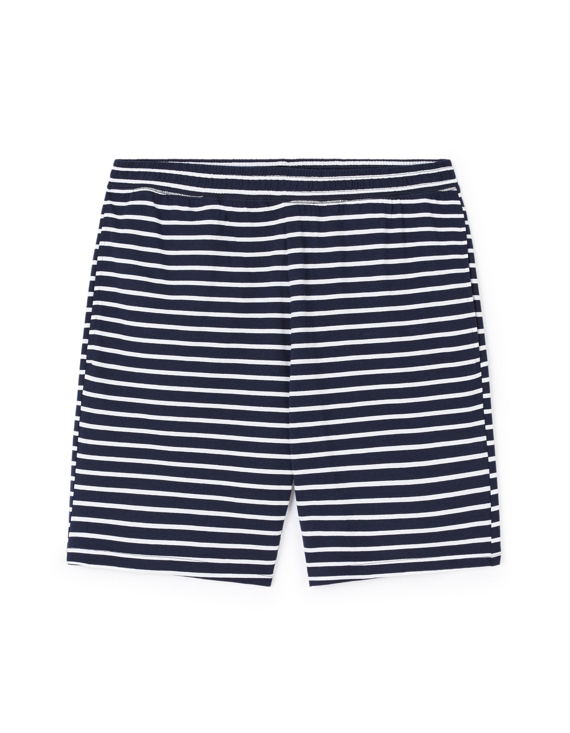 Short Cotton Pyjamas - Navy_04