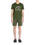 Pajamas Shorts In Cotton - Green_02